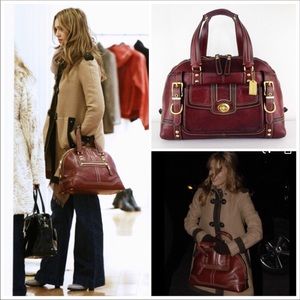 Coach Hamptons LG Distressed Domed Miranda Satchel